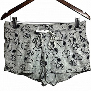 PEANUTS SNOOPY cotton shorts